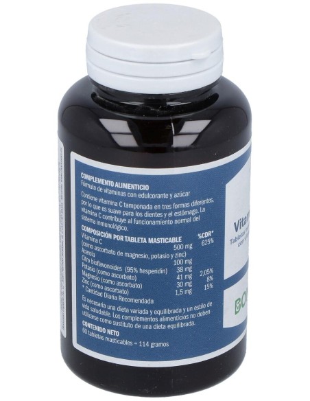 Bonusan Vitamina C 500 Naranja 60 Tabletas Masticables