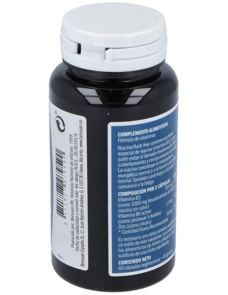 Bonusan Niacina 500Mg Flush Free 60Caps