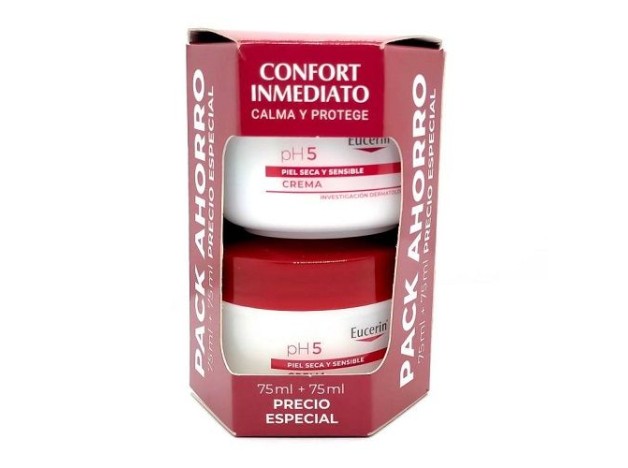 Eucerin Crema Ph5 75 ml + 75 ml Regalo