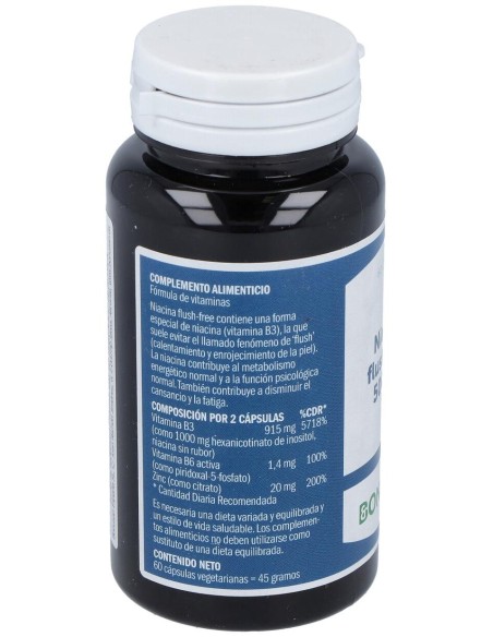 Bonusan Niacina 500Mg Flush Free 60Caps