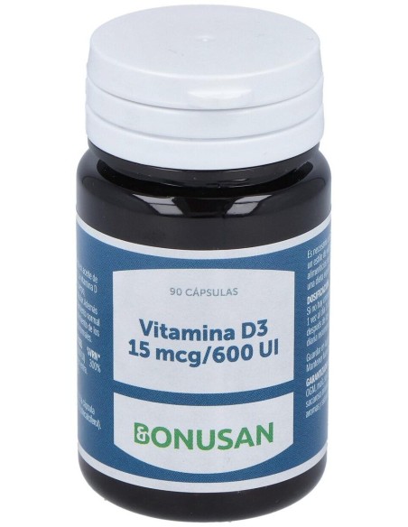 Bonusan Vitamina D3 15Mcg 90Caps