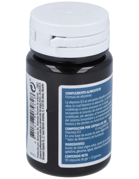 Bonusan Vitamina D3 15Mcg 90Caps