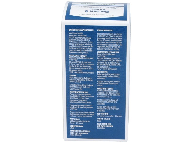 Bacteri 8 Senior (Extensis) 28Cap.