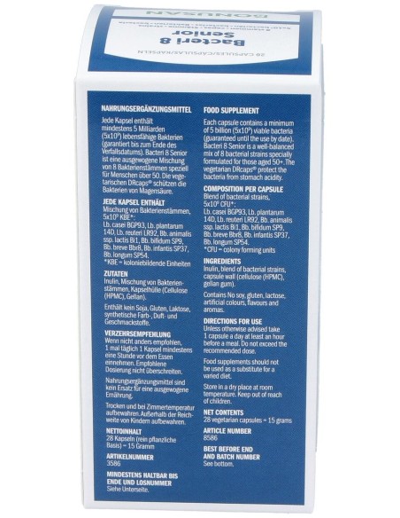 Bacteri 8 Senior (Extensis) 28Cap.