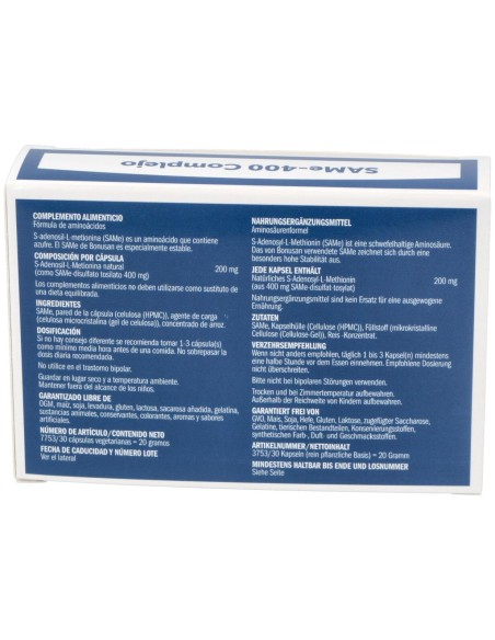 Bonusan Same-400Complejo 30 Tabletas