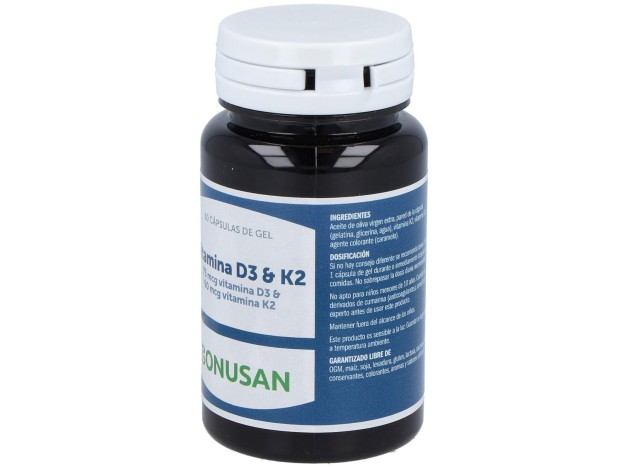 Vitamina D3 %26 K2 60Perlas