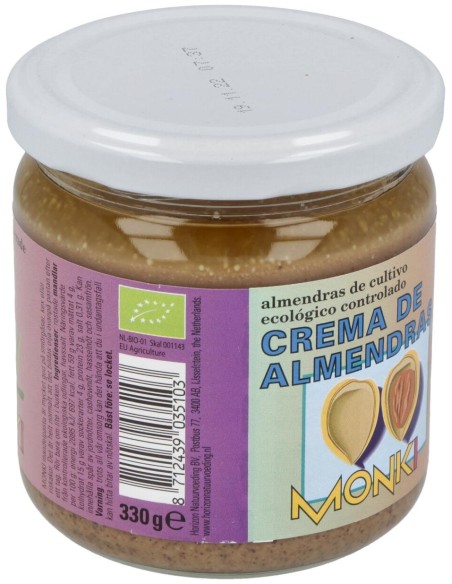 Crema De Almendras Tostadas 330Gr. Bio