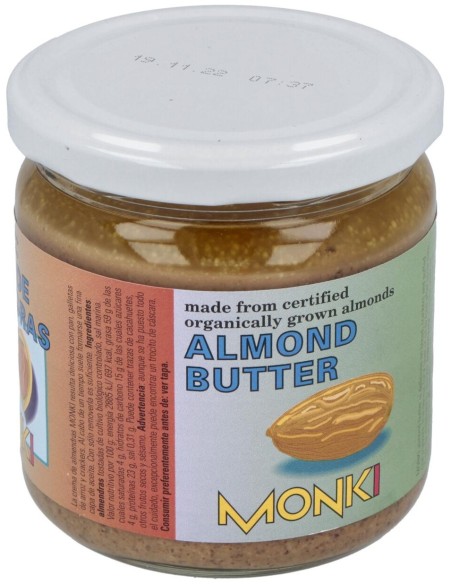 Crema De Almendras Tostadas 330Gr. Bio