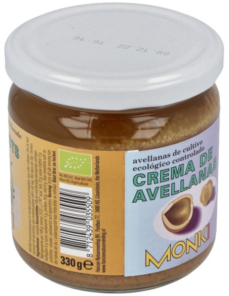 Monki Crema De Avellanas Bio  330G