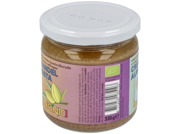 Crema De Almendras Tostadas 330Gr. Bio