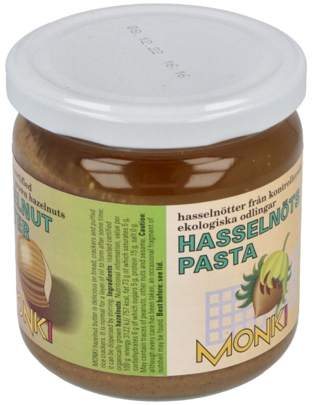 Monki Crema De Avellanas Bio  330G