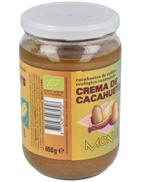 Monki Crema Cacahuete  Bio 650G