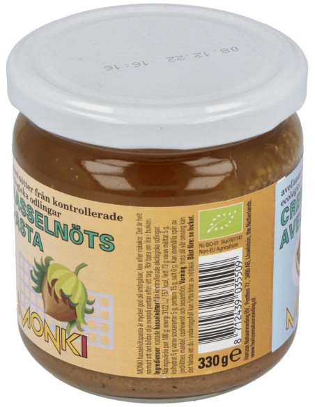 Monki Crema De Avellanas Bio  330G