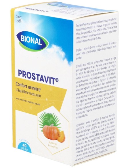 Bional Prostavit 40 Cápsulas