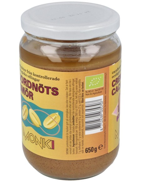 Monki Crema Cacahuete  Bio 650G