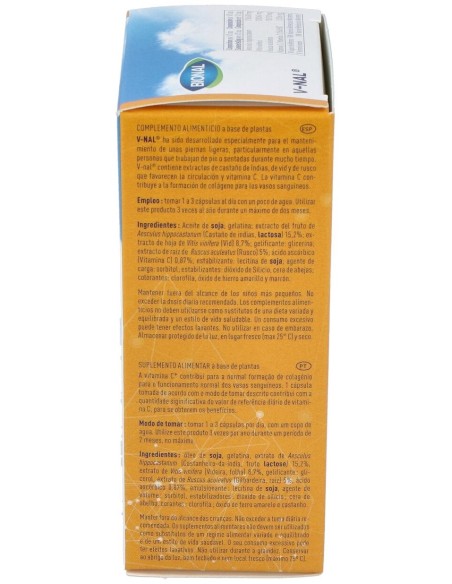 Bional Venal Con Vid Roja Piernas Cansadas Y Pesadas 40Cáps.