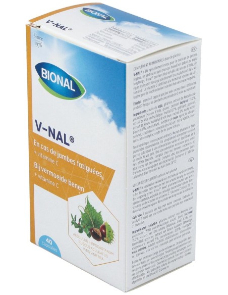 Bional Venal Con Vid Roja Piernas Cansadas Y Pesadas 40Cáps.