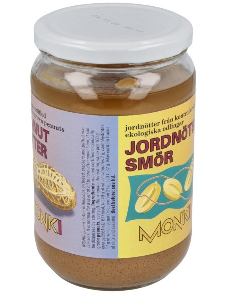Monki Crema Cacahuete  Bio 650G
