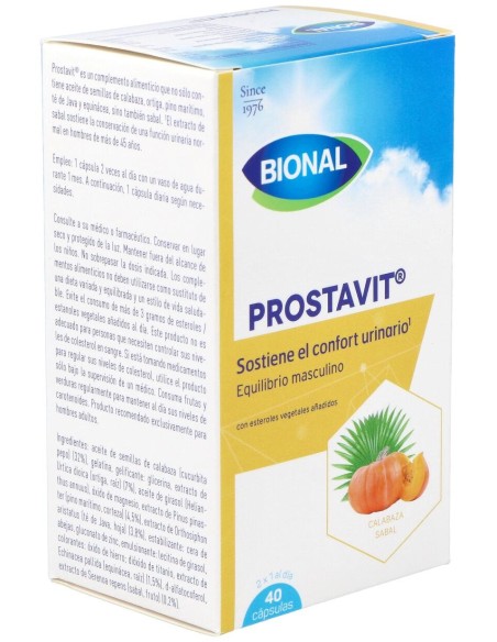 Bional Prostavit 40 Cápsulas
