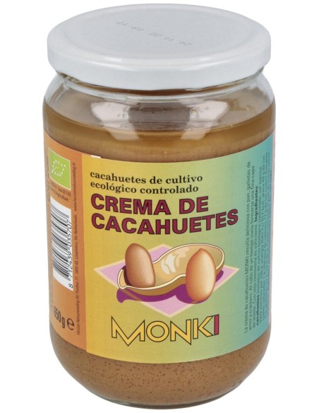 Monki Crema Cacahuete  Bio 650G