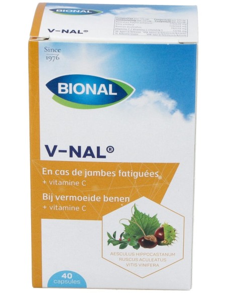 Bional Venal Con Vid Roja Piernas Cansadas Y Pesadas 40Cáps.