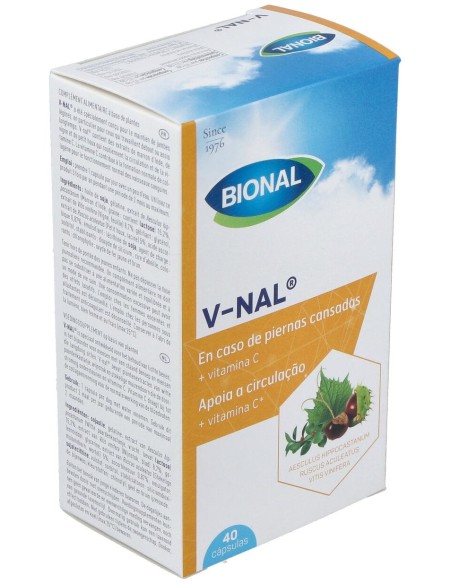 Bional Venal Con Vid Roja Piernas Cansadas Y Pesadas 40Cáps.