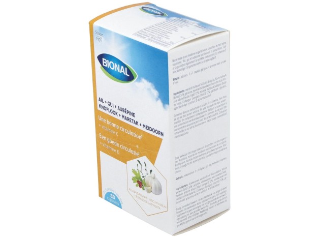 Bional Ajo+Muérdago+Espino Blanco+Vitamina E 80...