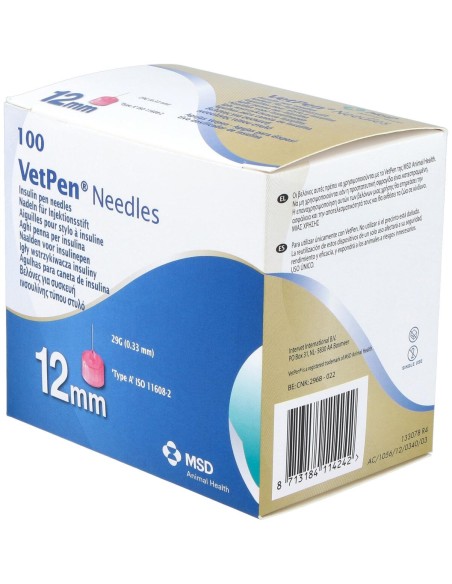 Vetpen Needles 12Mm 100/Box 449 (Ndr)