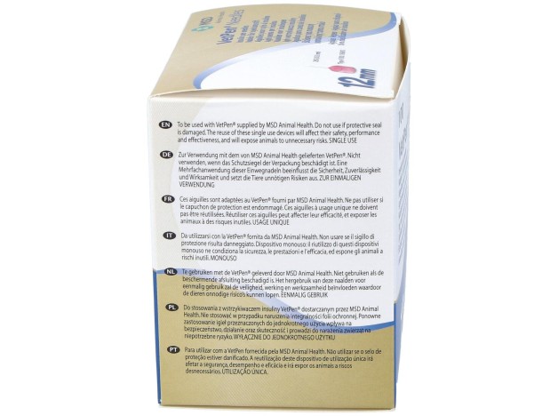 Vetpen Needles 12Mm 100/Box 449 (Ndr)