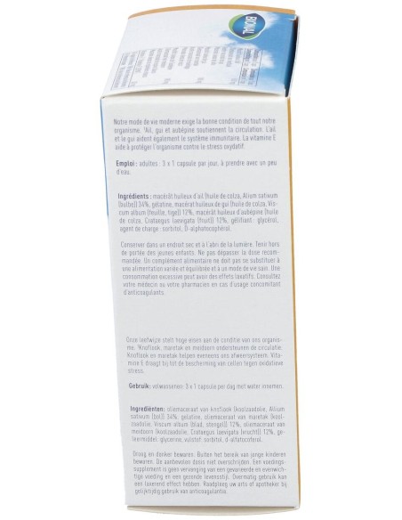Bional Ajo+Muérdago+Espino Blanco+Vitamina E 80 Cápsulas