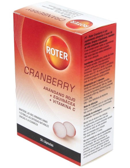 Roter Cranberry, 30 Cápsulas