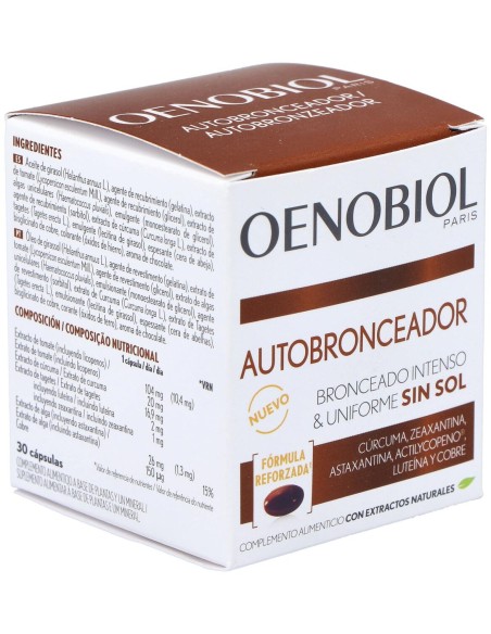 Oenobiol Autobronceador 30Cap.
