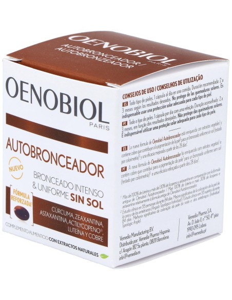 Oenobiol Autobronceador 30Cap.