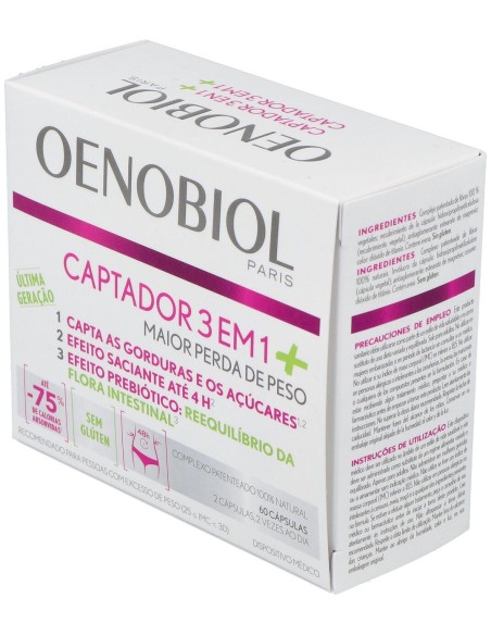 Oenobiol Captador 3 En 1 Plus, 60 Cápsulas
