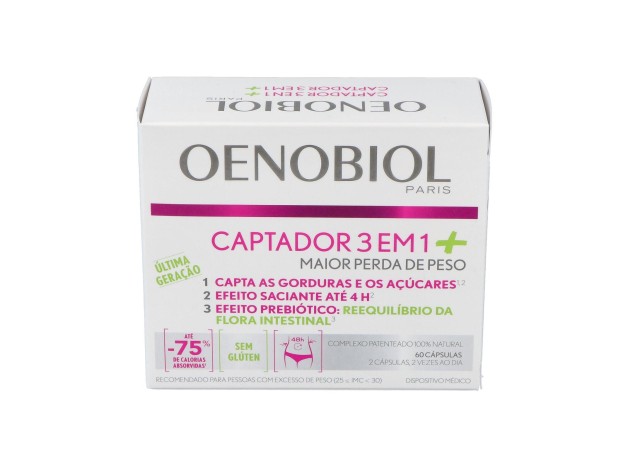 Oenobiol Captador 3 En 1 Plus, 60 Cápsulas