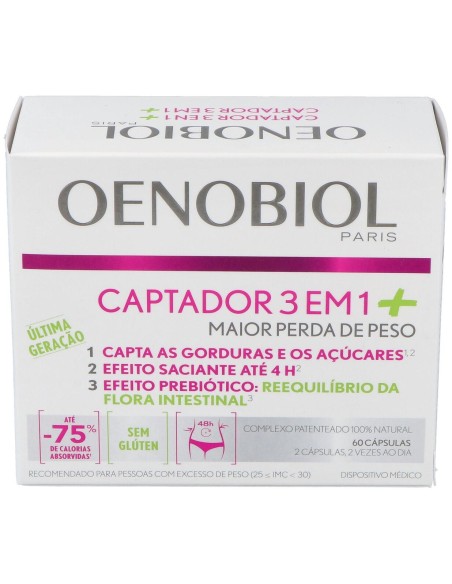 Oenobiol Captador 3 En 1 Plus, 60 Cápsulas