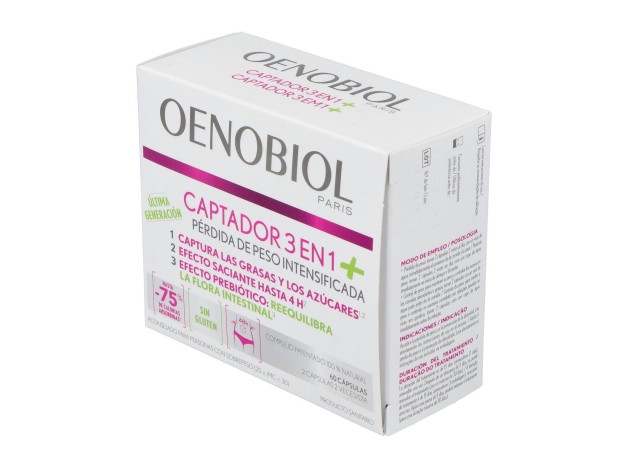 Oenobiol Captador 3 En 1 Plus, 60 Cápsulas