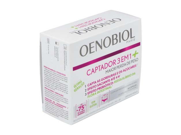 Oenobiol Captador 3 En 1 Plus, 60 Cápsulas