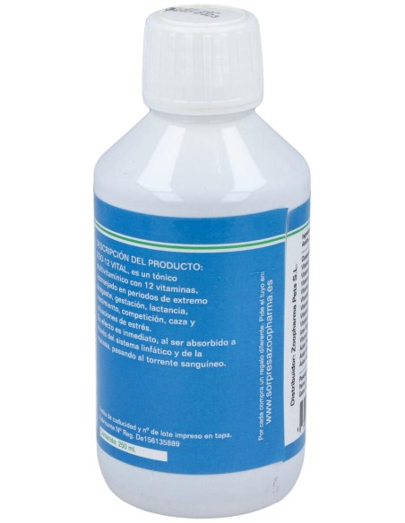 Zoo-12 Vital Perros Y Gatos 250Ml.