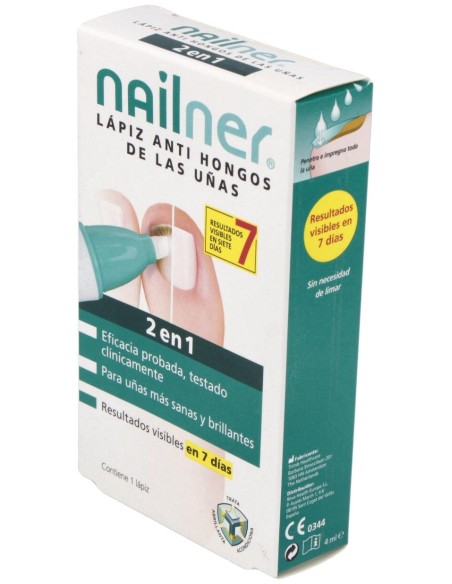 Nailner Lápiz 2 En 1 Lápiz Antihongos De Las Uñas 4 Ml