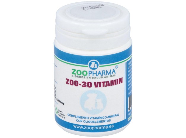 Zoo-30 Vitamins Perros Y Gatos 30Comp