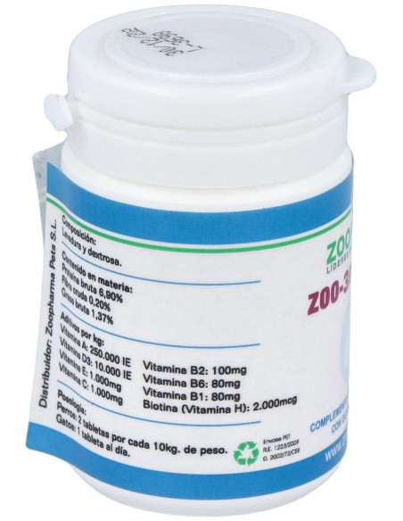 Zoo-30 Vitamins Perros Y Gatos 30Comp