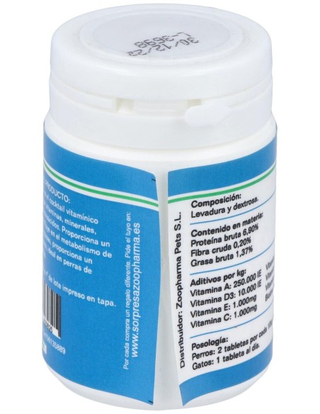 Zoo-30 Vitamins Perros Y Gatos 30Comp