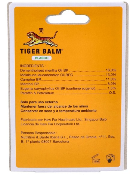Bálsamo De Tigre Blanco, 19 G