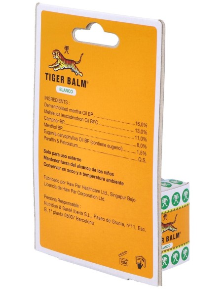Bálsamo De Tigre Blanco, 19 G