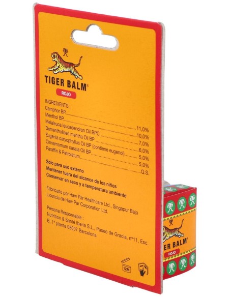 Bálsamo De Tigre Rojo, 19 G
