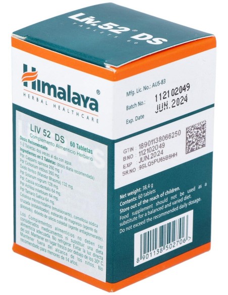 Himalaya Liv-52 Ds 60Caps