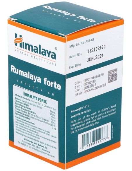 Rumalaya Forte 60Cap.