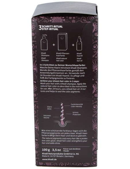 Tinte Herbal Color Castaño Oscuro 100Gr.