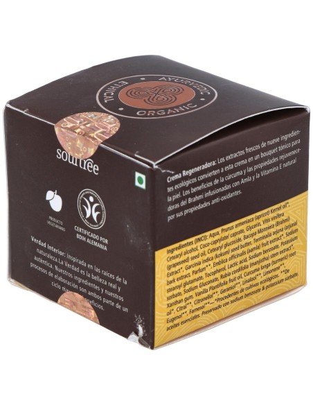 Crema Facial Regeneradora Curcuma Amla Bhrami 60Gr